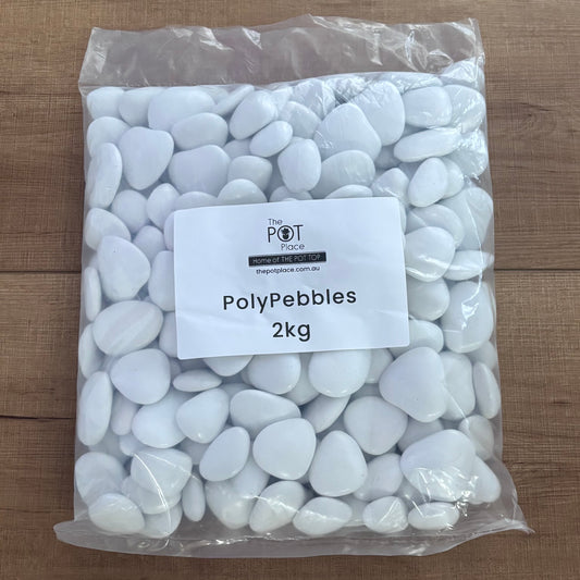 PolyPebbles 2kgs • White
