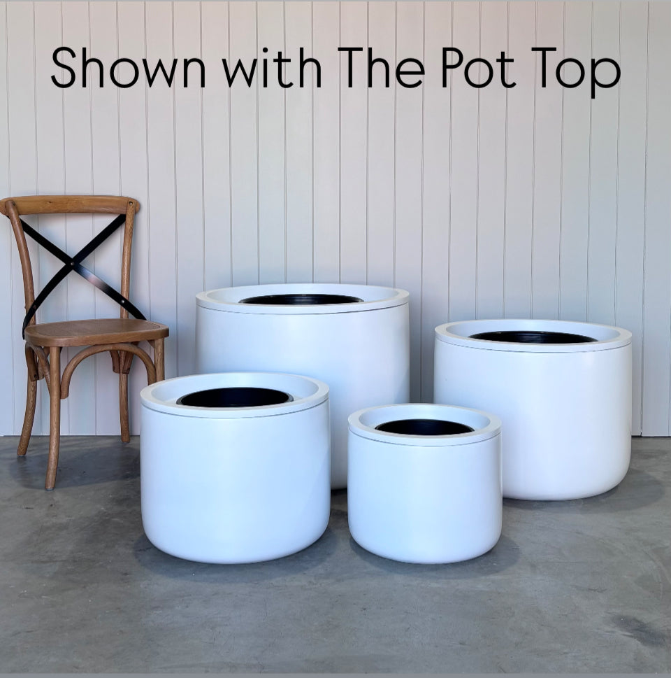 Squat Pot • White