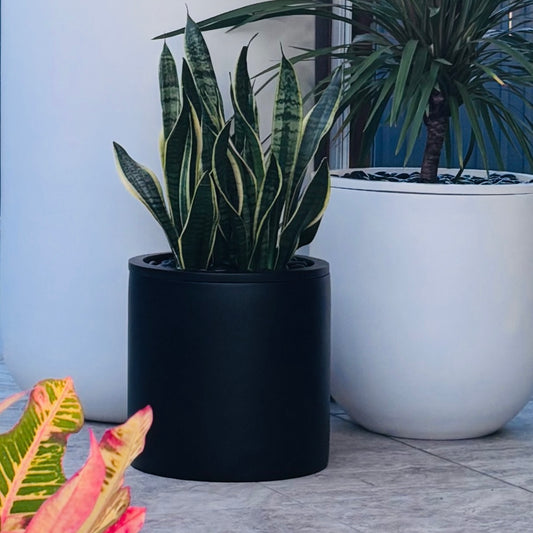 Cylinder Pot • Black