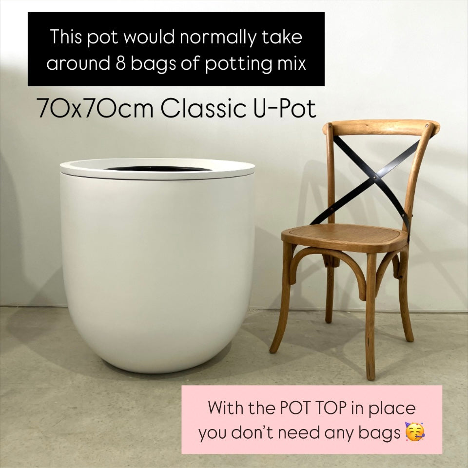 Classic U-Pot • White