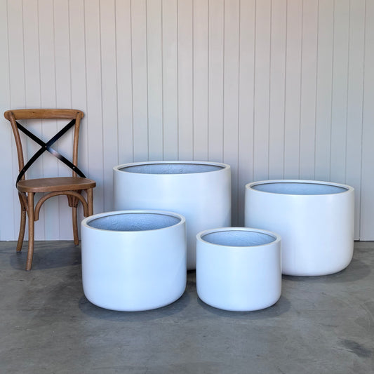 Squat Pot • White