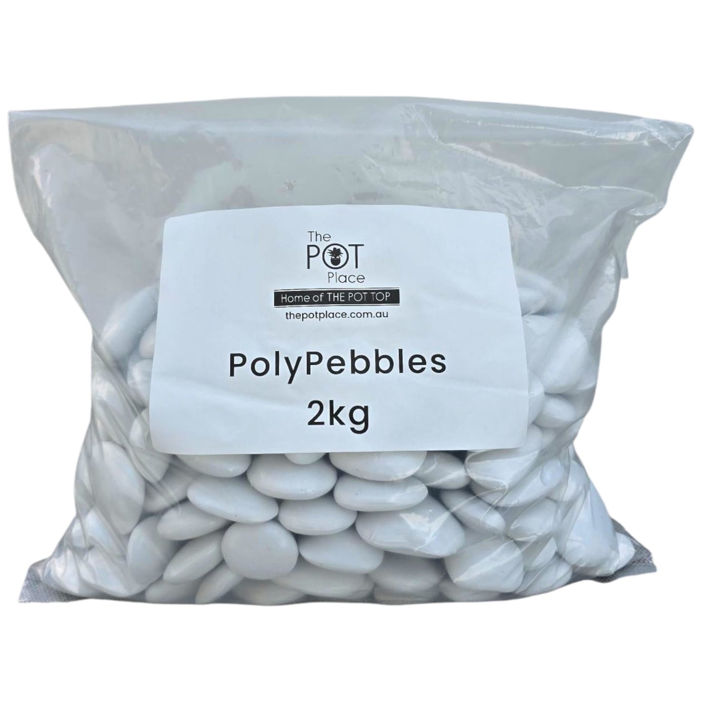 PolyPebbles 2kgs • White