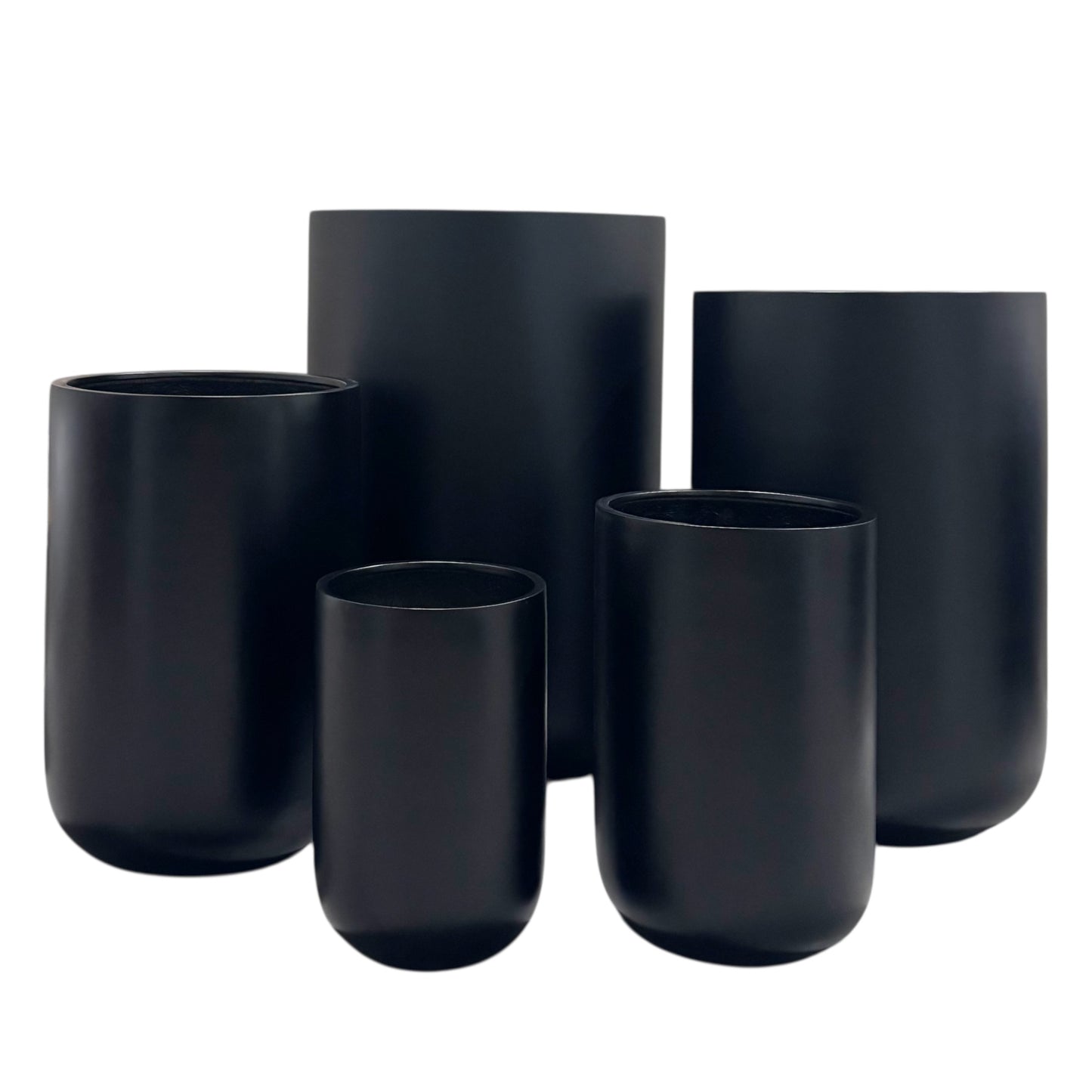 Tall U-Pot • Black