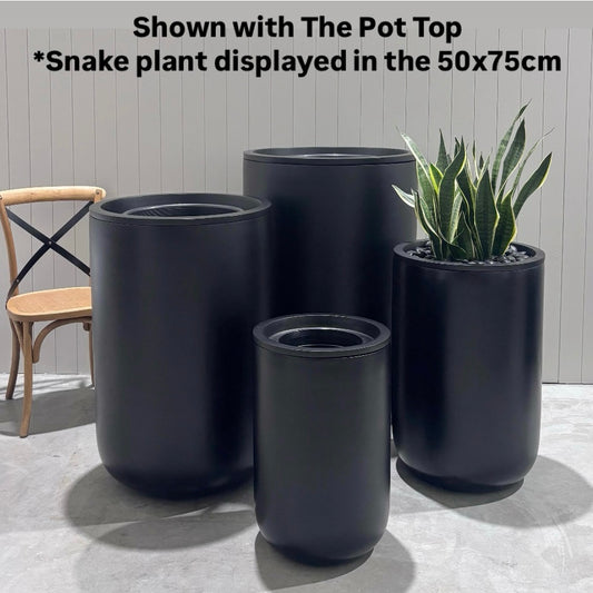Tall U-Pot • Black